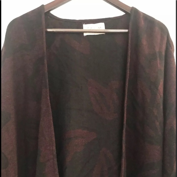 Cleobella women’s cardigan one size burgundy - Picture 1 of 4